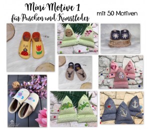 Stickserie - Mini Motive Mix Set 1 Puschen